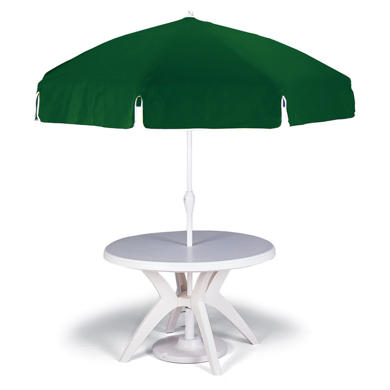 Parasol rond en fibre de verre 7 1/2 pieds Windmaster, Vert forêt