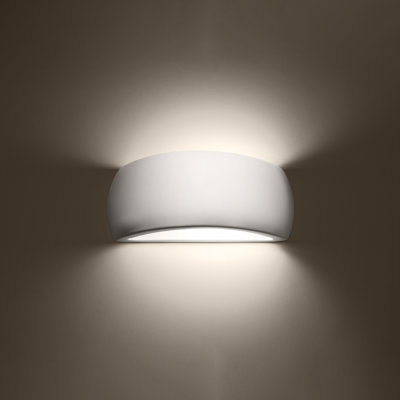 Pontius Ceramic Flush Mounted Sconce