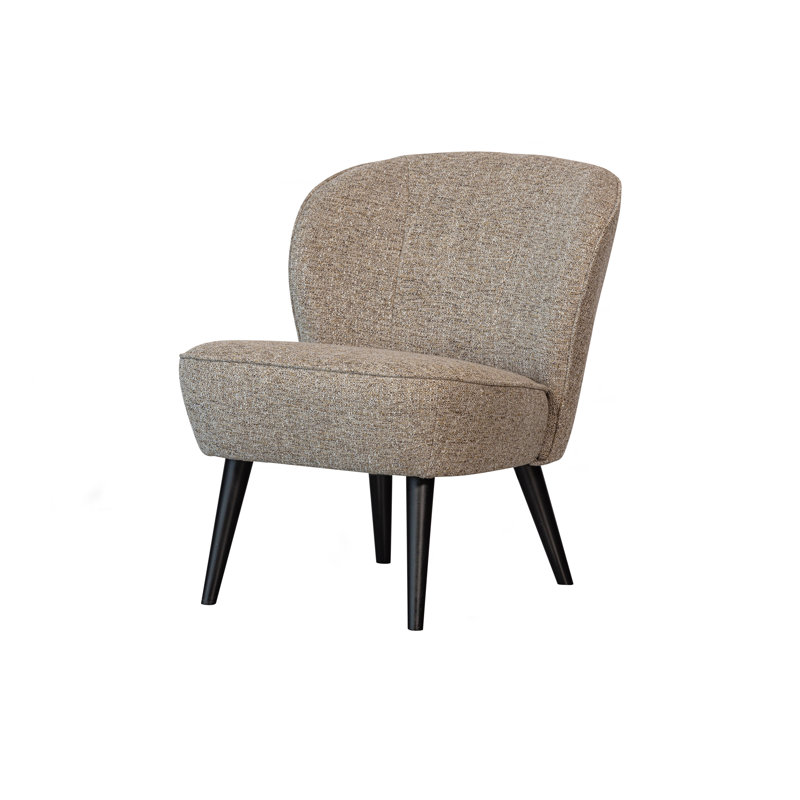 Sara Upholstered Slipper Chair, Sand