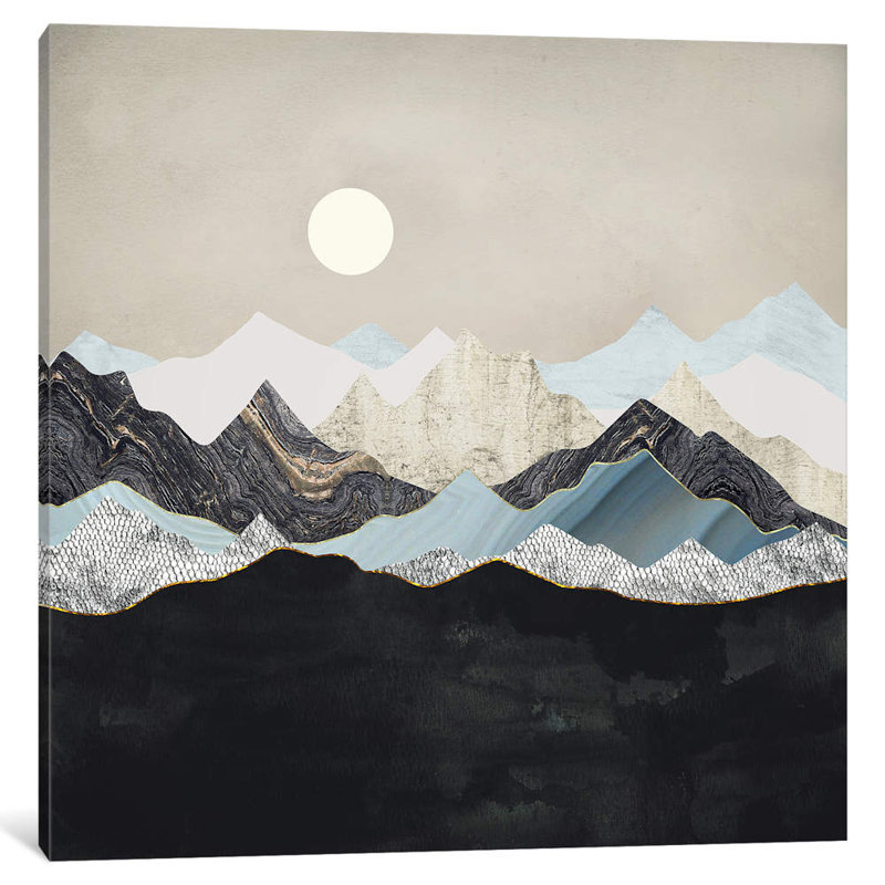 Silent Dusk by SpaceFrog Designs - Wrapped Canvas Giclee Art Print, 93.98 cm H x 93.98 cm W x 1.91 cm D
