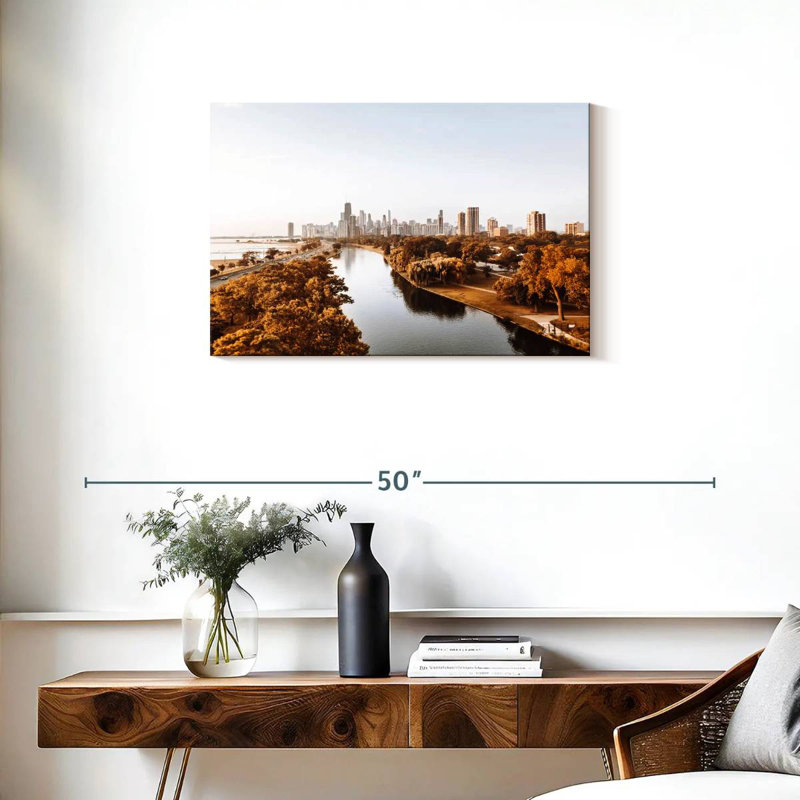 Lynelle Chicago Autumn, 20" H x 30" W