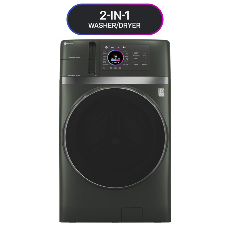 GE Profile ENERGY STAR® 4.8 cu. ft. Capacity UltraFast Combo with Ventless Inverter Heat Pump Technology Washer/Dryer