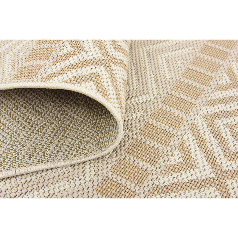 Tapis intérieur / extérieur beige Allphin, Tapis de couloir 4 pi x 82 pi