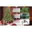 Arbre de Noël 7 pi avec 750 lumières UL - branches mixtes PE / PVC, 2257 pointes, base large pour les espaces spacieux, structure à charnières, support en métal stable-1816508341