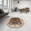Tapis brun / bleu marine Reimund-155902541