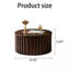 Buentello rond avec rangement relevable-1778056027