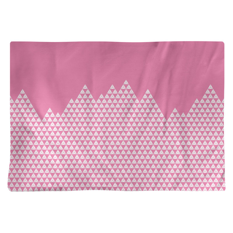 Napperon en coton 18 po Mountain, Rose