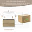 Meuble-lavabo flottant avec lavabo, armoire de rangement murale moderne avec lavabo à surface solide et tiroirs à fermeture en douceur-452794045-452794044