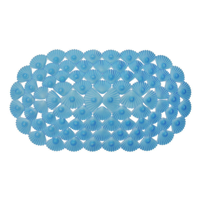 Tapis de douche antidérapant Tabiauea, Bleu