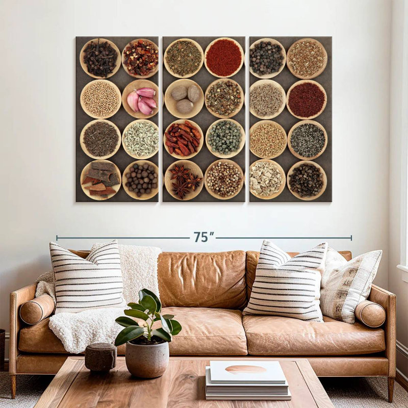 Yarlin Middle Eastern Spices, 28" H x 45" W