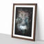 Colourful Bull Cow - Framed Print-56742480-56742481