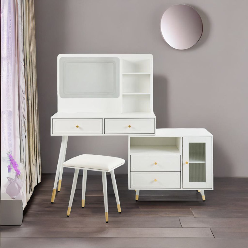 Meuble-lavabo moderne, Blanc