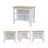 Rockaway 3-Shelf Kitchen Island White And Light Oak