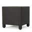 Table d'appoint - Table d'appoint brun foncé, style cube, 17,9 po x 17,9 po x 17,9 po, sans assemblage pour utilisation instantanée - brun, conception, dimensions de 17,9 po, installation rapide requise