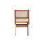 Charmant ensemble de chaises d'appoint en rotin, rehaussant tout espace intérieur