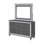 Ensemble de chambre à coucher à panneau tapissier à DEL Marijus 6-1-1074015281
