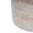 Outdoor/Indoor Lightweight Concrete Side Table With Side Handles,Travertine Finish
