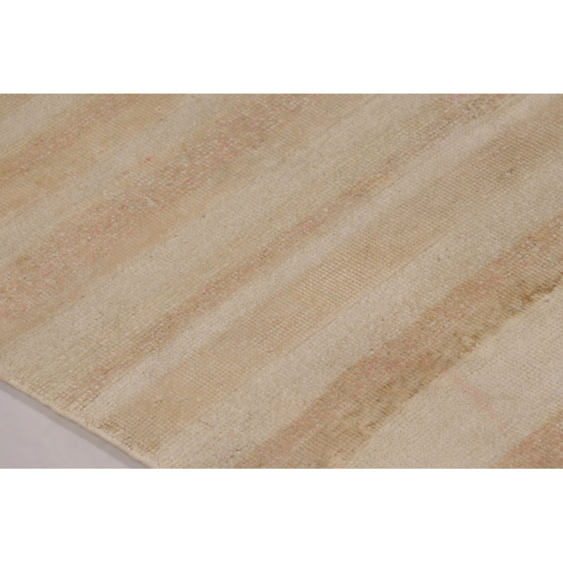 Textural Hand Woven Wool Area Rug
