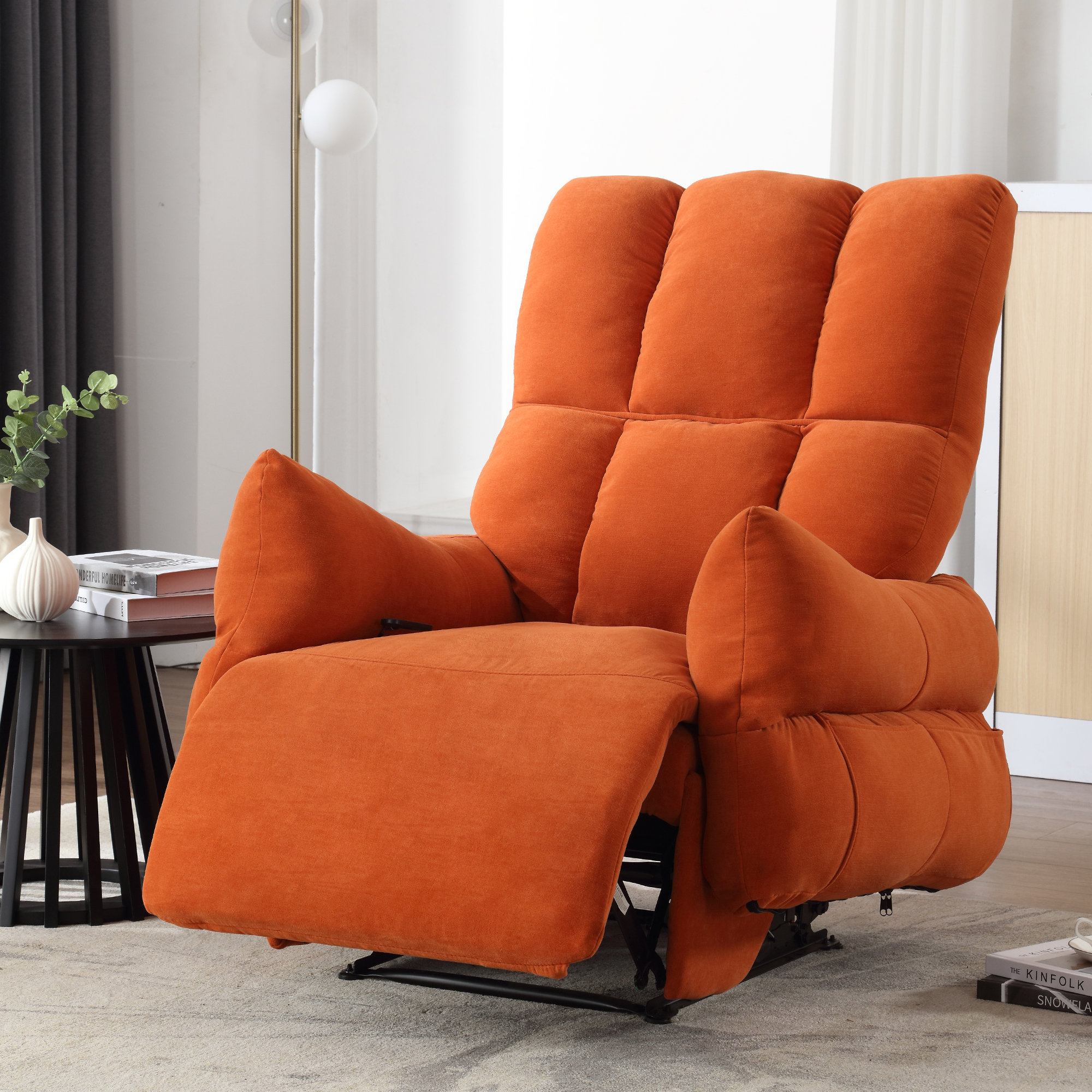 Ebern Designs Iceola Contemporary Super Soft Chenille Upholstered