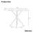 Neevin Mid Century Modern Square Dining Table for 4-6 People | Space-Saving Multi-Functional Table for Kitchen, Dining & Office-727813049