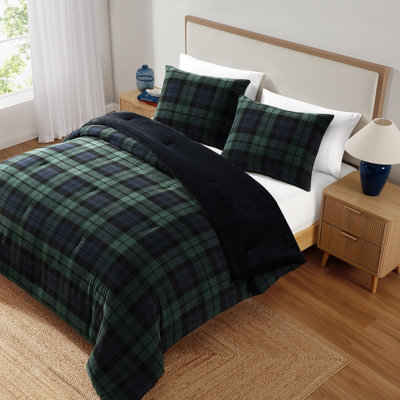 Tommy Hilfiger Edinburgh Tartan Reversible Blue Comforter Set