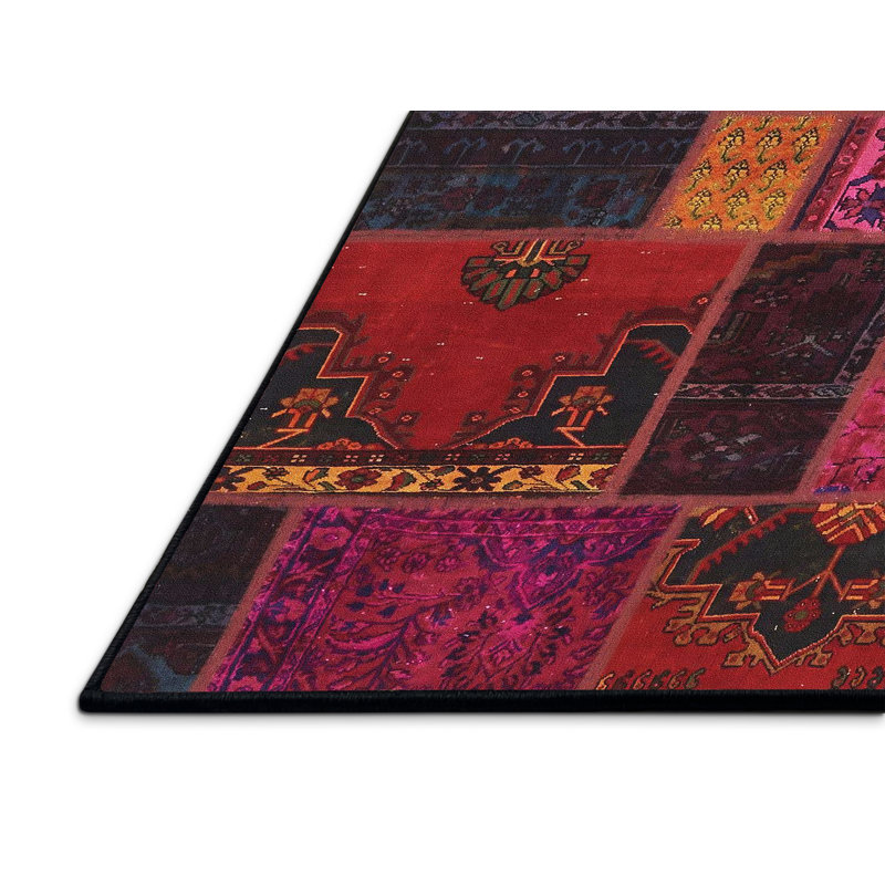 Abstract Indoor Rug, Rectangle 2' x 4'