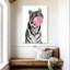 Impression sur toile Tiger Bubble Gum-1304917300
