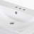 30" White Bathroom Vanity With Single Sink, Combo Cabinet Undermount Sink-622218134
