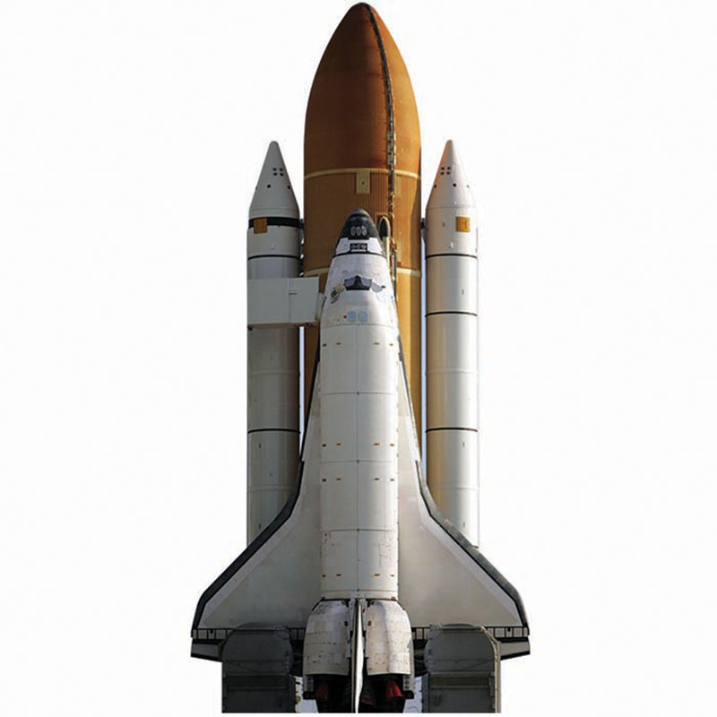 Accroche en carton space shuttle