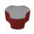 Rouge / Gris