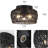 Alasdhair 3 - Light 12.6" Bohemian Hand-woven Rattan Sputnik Flush Mount Ceiling Light for Hallways Storage Rooms Walk-in Closets-2131186901