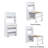 A Foldable Dining Table With A Top Cabinet And A Multi-Functional Sideboard-374931979