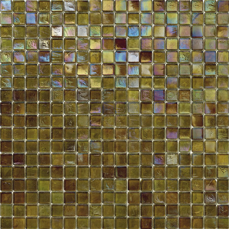 Lychee 5/8" x 5/8" Glimmer Glass Mosaic