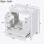 Meuble-lavabo blanc 30 po avec lavabo simple et armoire encastrée Combo-1787345151