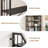86" L Shaped Corner Bookshelf 7 Tier Industrial Bookcase Tall Display Shelf Storage Rack for Living Room Bedroom Home Office-1652492869-1652492888