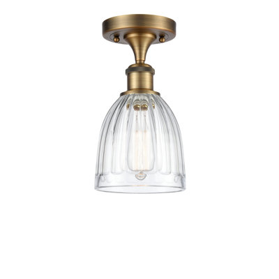 Plafonnier semi-encastré 1 lumière 5,75 po Dunder