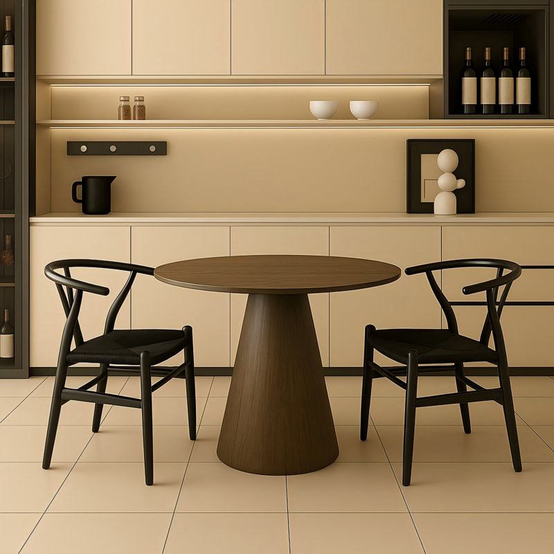 Ensemble de table Ding avec 2 chaises