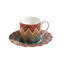 Missoni Coffee Cup & Saucer ZIG ZAG Set of 2 in Luxury Box Jarris diam. 2.3in, H 2.5in, Cap. 4 oz, Saucer diam. 4.75in-420635328