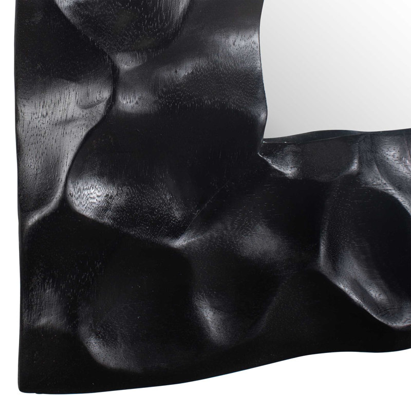  Malosi Black Carved Mirror