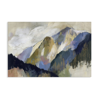 Mountain Forest Landscape Canvas, design by Chromatic Storm Studio