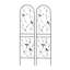 Treillis en métal pour jardin-481118236