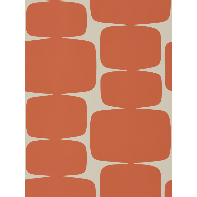 10.05m x 52cm Matte Wallpaper Roll, Paprika