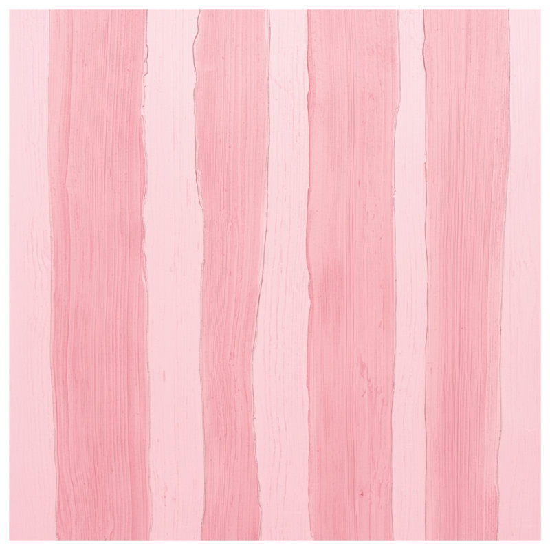 Pink Vertical Stripes Quilted Bedspread All Sizes, Full / Double