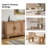 Aleksei Modern 63" Wide Sideboard with Adjustable Shelves-969444989