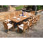 Lua Outdoor 13 - Piece Teak Dining Set-2086426223-2086512202