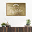 Under the Mistletoe Gold - art textuel sur toile-58868351-58868358
