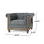 Fauteuil club moderne