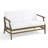 Clinkscales Solid Wood Teak Outdoor Loveseat With Cushion And Arms-114983537-114983538