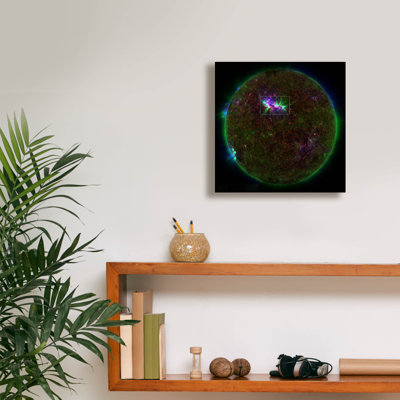 'Sdo Spots Extra Energy In The Sun's Corona 2' by NASA Canvas Wall Art, 12" x 12"