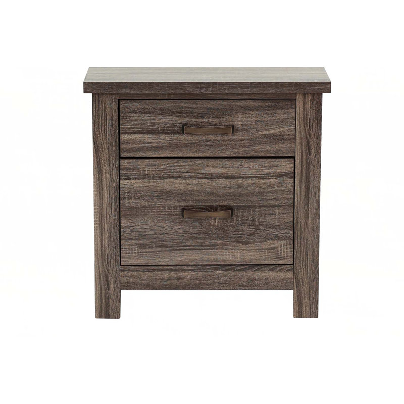 Table de chevet en bois naturel